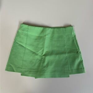 Green Mini Skort